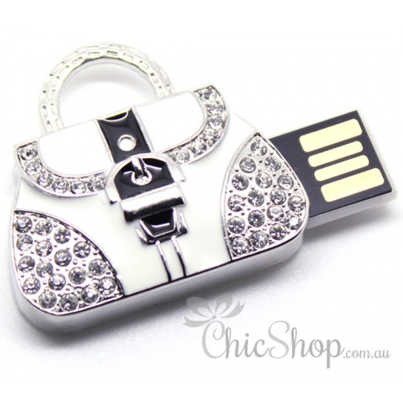 Handbag-Shaped Jewelry Designer USB Flash Drive 8GB