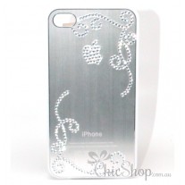 iPhone 4/4s Silver Cover / Case