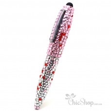 Crystal Diamonate Glitter Pink & Bling Pen