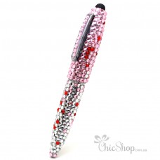 Crystal Diamonate Glitter Pink & Bling Pen