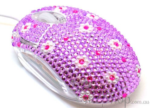 Crystal USB Optical Cute Computer Mouse 1