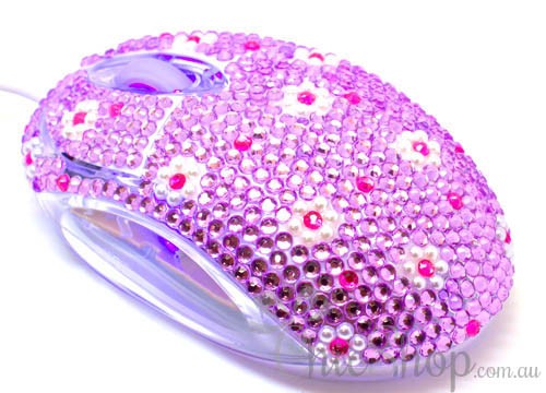 Crystal USB Optical Cute Computer Mouse