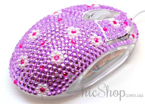 Crystal USB Optical Cute Computer Mouse 3